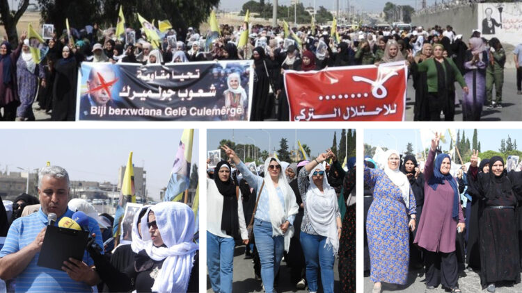 Hundreds protest against arrest of Colemêrg’s co-mayor and appointment of state trustee