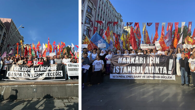 Community vigils in Istanbul oppose state-appointed trustees in Kurdish-led municipalities