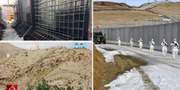 Turkey completes another section of border wall with Iran