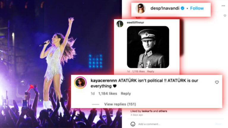Pop star Despina Vandi faces backlash after refusing to perform on politicised Turkish stage
