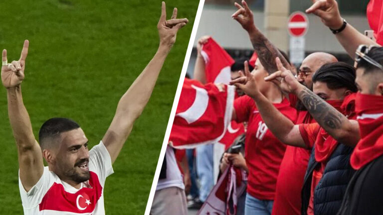 Repeated calls to ban the ‘Grey Wolves’ in Germany after racist symbols shown at European Cup