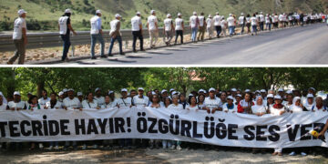 Anti-trustee marchers approach Hakkari, call for dialogue with Öcalan