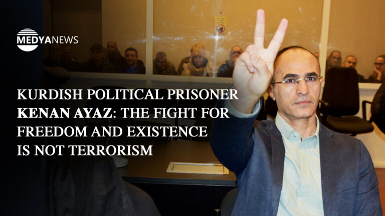 Kurdish political prisoner Kenan Ayaz: The fight for freedom and existence is not terrorism