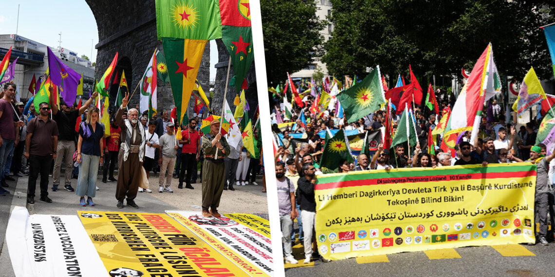 ‘Foundation for genocidal policies against Kurds’: Thousands protest Treaty of Lausanne
