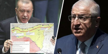 Turkey announces determination to create a buffer zone in Iraq and Syria