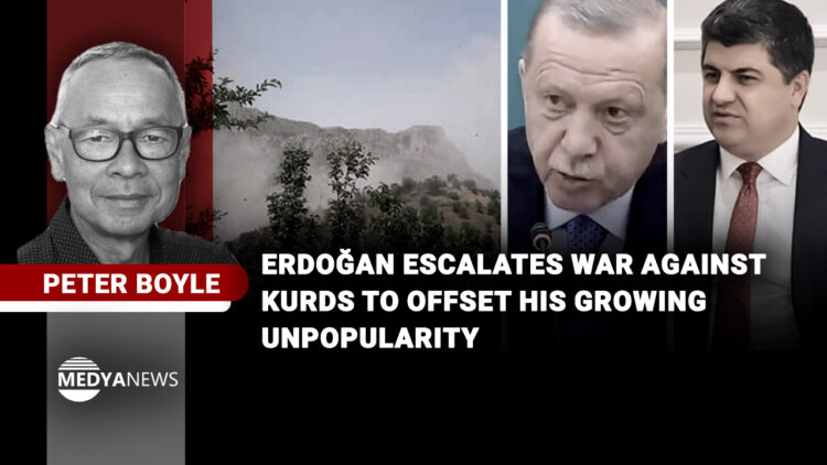 Erdoğan escalates war against Kurds to offset his growing unpopularity