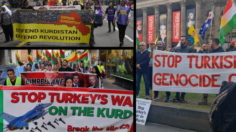 Protests across Europe condemn Turkey’s military attacks on Iraqi Kurdistan