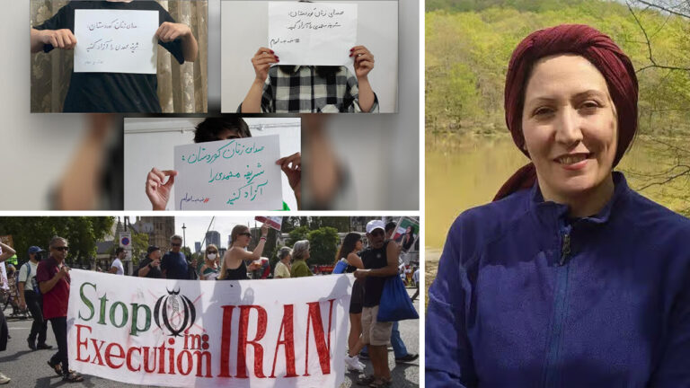 Kurdish women protest Sharife Mohammadi’s death sentence in Iran