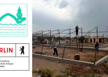 Solar-powered water well provides vital resource to town in Kurdish-led North and East Syria