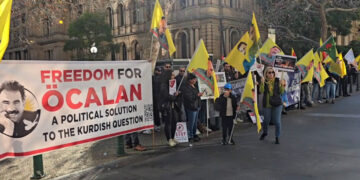 Sydney’s Kurdish community protests against Turkish invasion into Iraqi Kurdistan