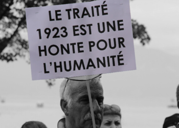 Kurdish groups in Switzerland protest against legacy of Treaty of Lausanne