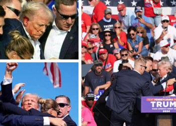 Donald Trump shot in the ear at campaign rally