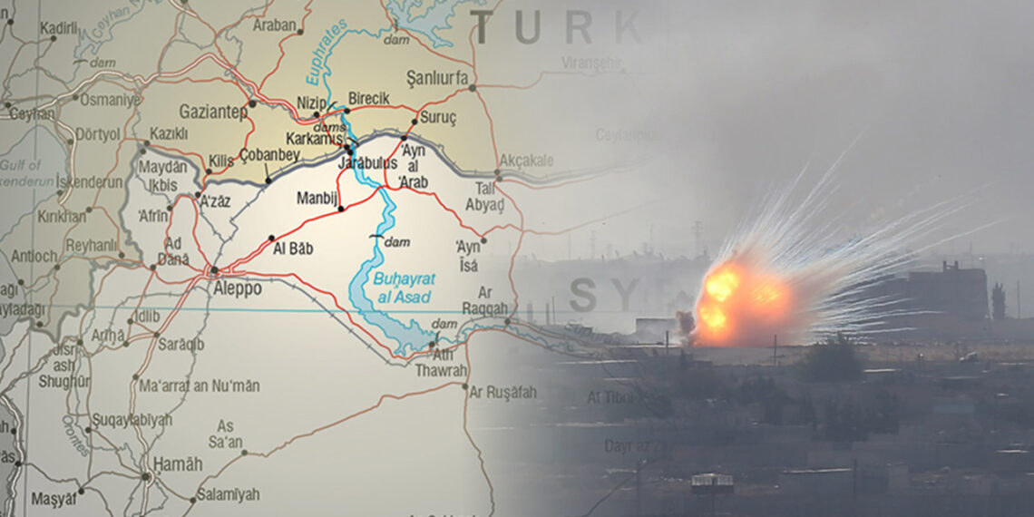Turkey bombs multiple villages in northern Syria