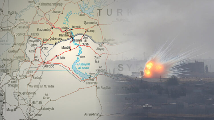 Turkey bombs multiple villages in northern Syria