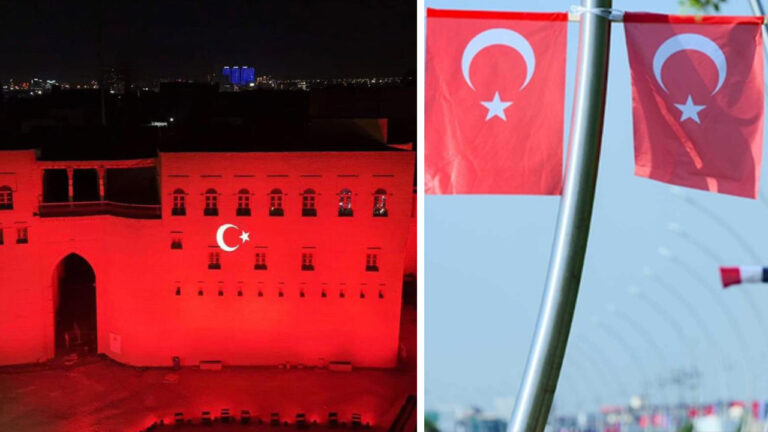 Turkish flags in Erbil evoke strong reactions amid ongoing military operations