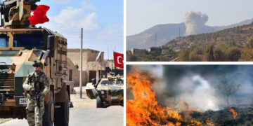 Turkey bombards parts of Iraqi Kurdistan leading to wildfires