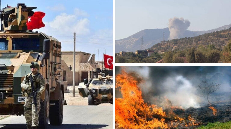 Turkey bombards parts of Iraqi Kurdistan leading to wildfires