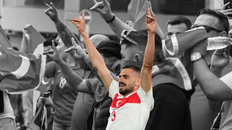 Turkish footballer makes ultranationalist ‘Grey Wolves’ salute at European Cup match