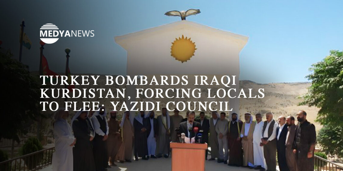 Turkey bombards Iraqi Kurdistan, forcing locals to flee: Yazidi Council