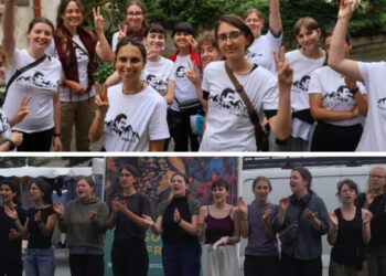 Young women hold action days demanding freedom for Öcalan in Strasbourg
