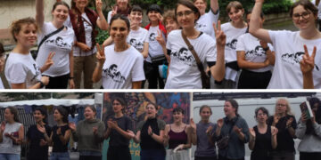 Young women hold action days demanding freedom for Öcalan in Strasbourg