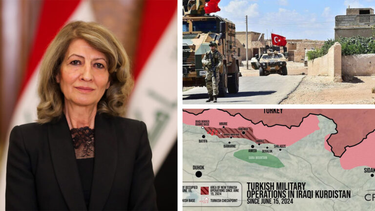 Iraq’s First Lady issues desperate appeal over Turkish invasion