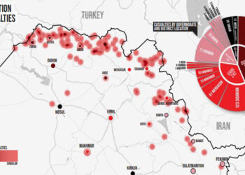 New data on casualties caused by Turkish and Iranian attacks in Iraqi Kurdistan