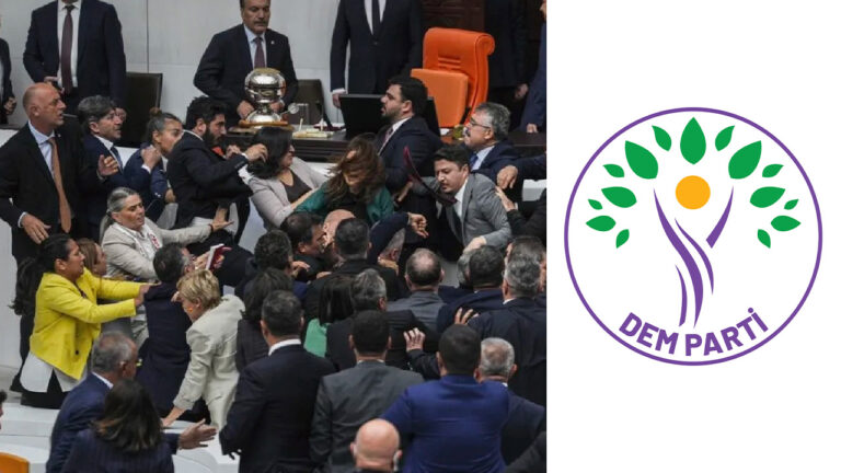 Pro-Kurdish DEM Party condemns violence in Turkish Parliament over Can Atalay’s MP status