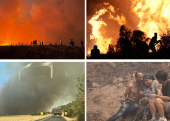 Forest fires continue to ravage Aydın, Manisa, and Bolu, with efforts to control blazes ongoing