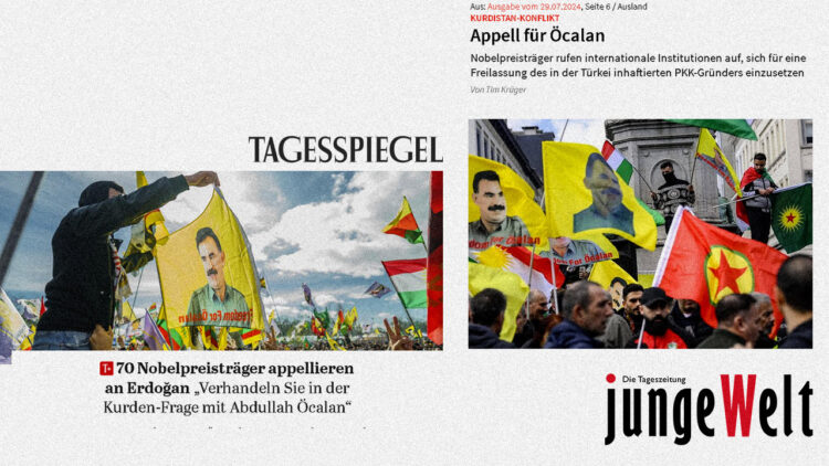 German newspapers echo Nobel laureates’ calls demanding freedom for Öcalan