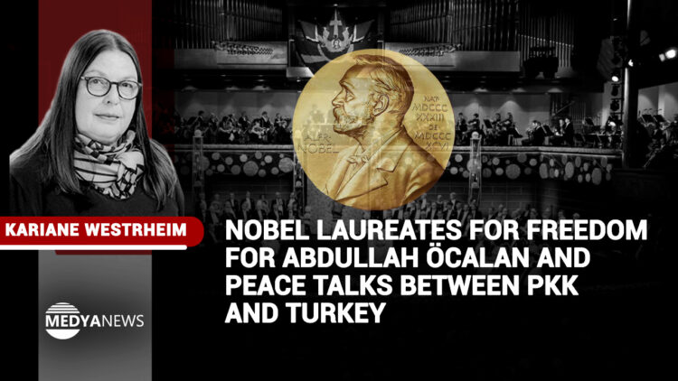 Nobel laureates for freedom for Abdullah Öcalan and peace talks between PKK and Turkey