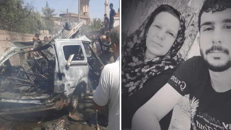 Two civilians killed in Turkish drone attack in Qamishli