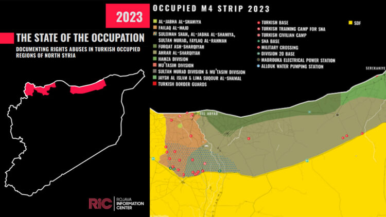 RIC: Turkish-backed forces abuse civilians in occupied zones