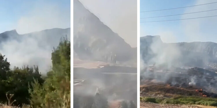 Turkish airstrikes cause large fire in Iraqi Kurdistan villages