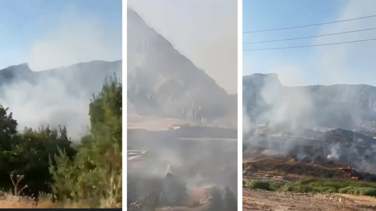 Turkish airstrikes cause large fire in Iraqi Kurdistan villages