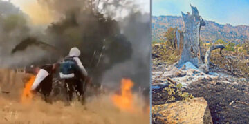 Turkish bombardment triggers prolonged fires in Iraqi Kurdistan