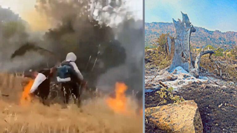 Turkish bombardment triggers prolonged fires in Iraqi Kurdistan