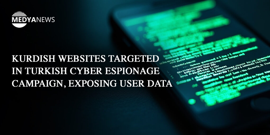 Kurdish websites targeted in Turkish cyber espionage campaign, exposing user data