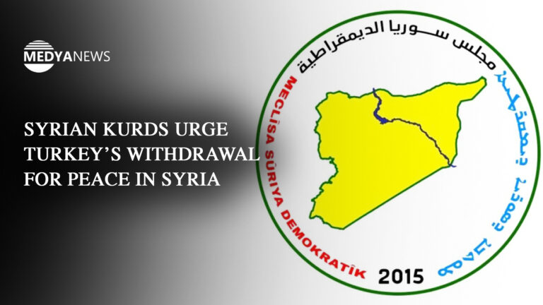 Syrian Kurds urge Turkey’s withdrawal for peace in Syria