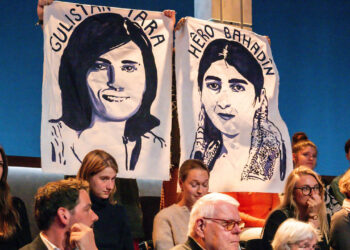 Women activists disrupt German TV talk show to demand coverage of murdered Kurdish journalists