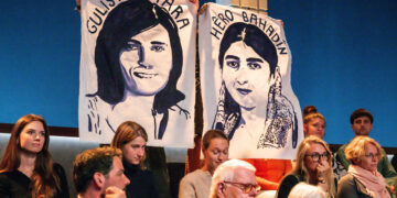 Women activists disrupt German TV talk show to demand coverage of murdered Kurdish journalists
