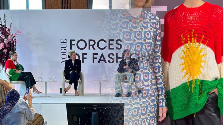 Kurdistan flag sweater sparks reaction at Vogue event in Berlin