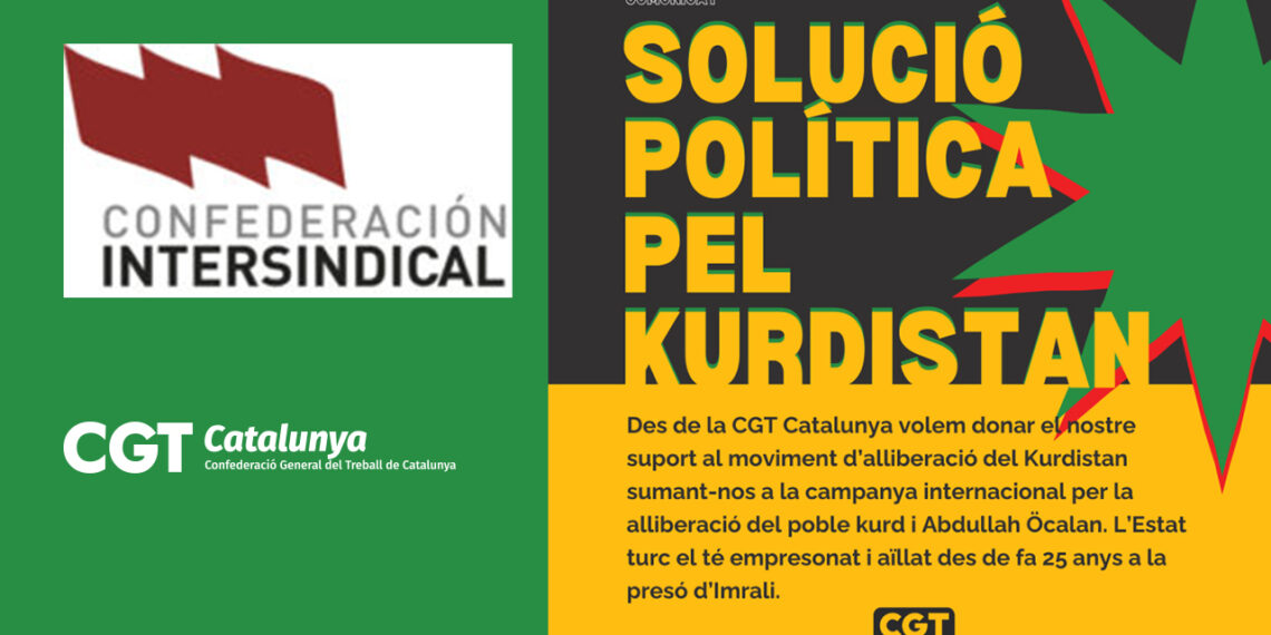 Catalan labour unions demand Öcalan’s freedom, political solution for Kurdistan