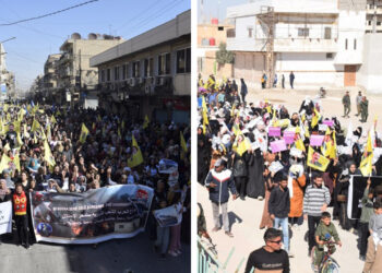 Protests sweep autonomous northeast Syria against Turkish bombardments