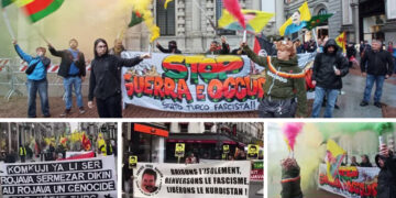 Kurds across Europe protest Turkish attacks on North and East Syria