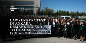 Lawyers protest in Ankara, demanding end to Öcalan’s isolation