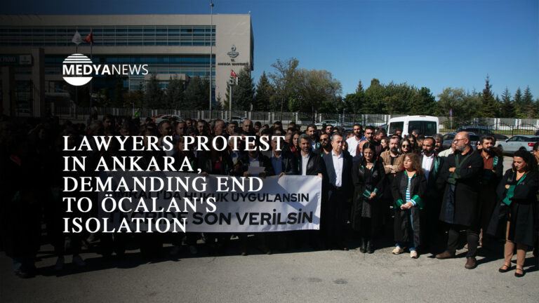 Lawyers protest in Ankara, demanding end to Öcalan’s isolation
