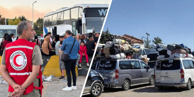 Thousands fleeing violence in Lebanon seek refuge in North and East Syria