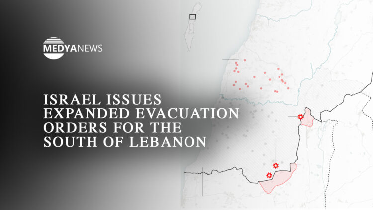 Israel issues expanded evacuation orders for the south of Lebanon