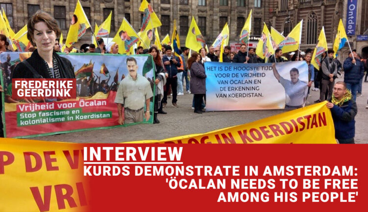 Kurds demonstrate in Amsterdam: ‘Öcalan needs to be free among his people’